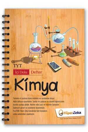 Hiper Zeka YKS TYT Kimya İçi Dolu Defter Hiper Zeka Yayınları