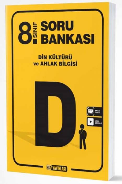 Hız 8. Sınıf Din Kültürü ve Ahlak Bilgisi Soru Bankası Hız Yayınları