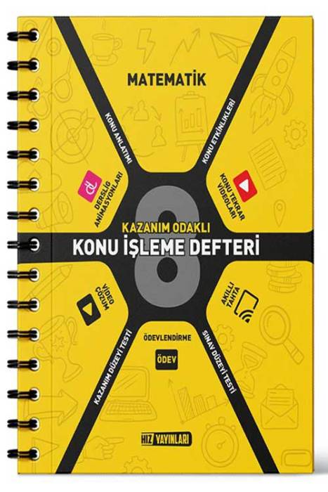 8. Sınıf Matematik Konu İşleme Defteri Hız Yayınları