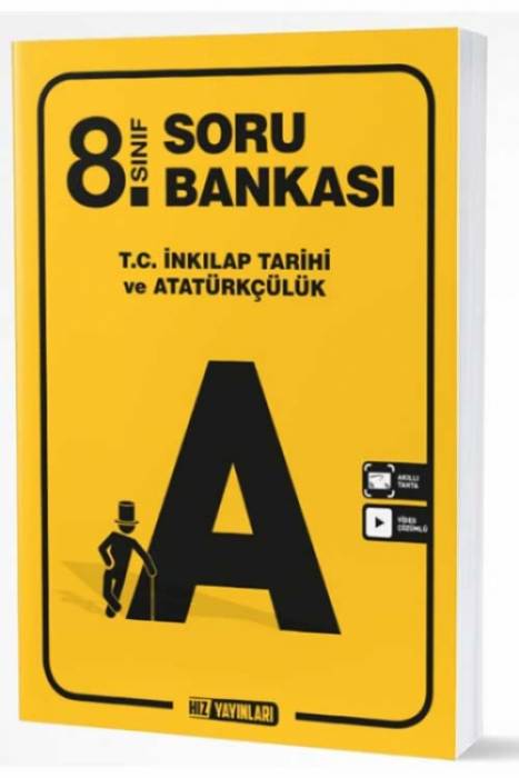 Hız 8. Sınıf T.C. İnkılap Tarihi ve Atatürkçülük Soru Bankası Hız Yayınları