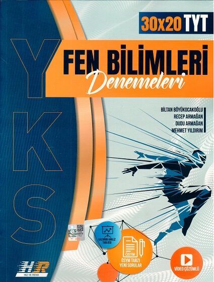 Hız ve Renk Yayınları TYT Fen Bilimleri 30 x 20 Denemeleri