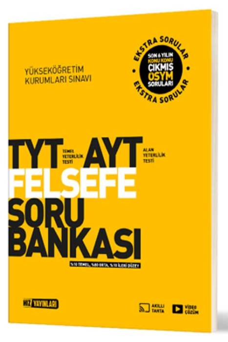 Hız YKS TYT AYT Felsefe Soru Bankası Hız Yayınları