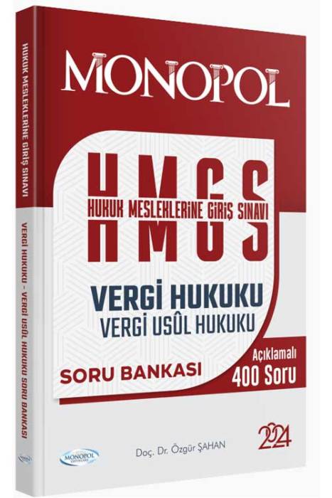 HMGS Vergi Hukuku – Vergi Usul Hukuku Soru Bankası Monopol Yayınları