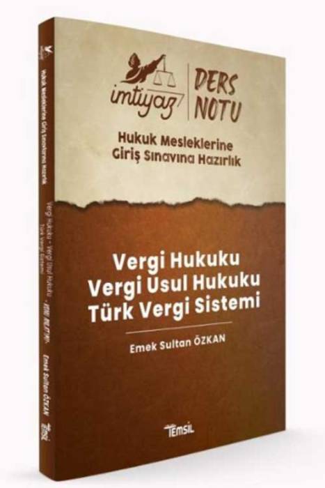 HMGS Vergi Hukuku- Vergi Usul Hukuku- Türk Vergi Sistemi Temsil Yayınları