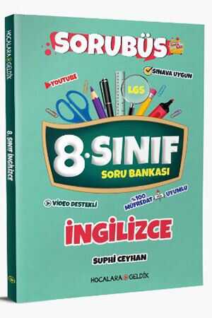 Hocalara 8. Sınıf Sorubüs İngilizce Soru Bankası Hocalara Geldik