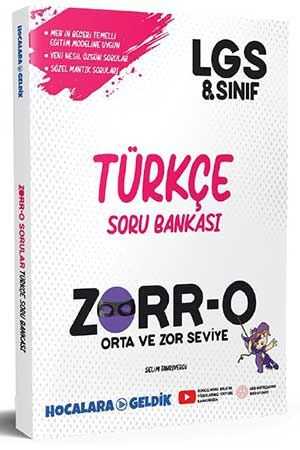 Hocalara Geldik ZORR-O 8. Sınıf LGS Türkçe Soru Bankası Hocalara Geldik Yayınları