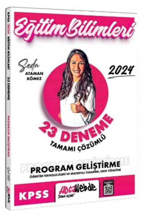 2024 KPSS Eğitim Bilimleri Program Geliştirme, Sınıf, Materyal 23 Deneme Çözümlü HocaWebde Yayınları