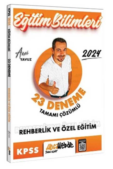 2024 KPSS Eğitim Bilimleri Rehberlik ve Özel Eğitim 23 Deneme Çözümlü HocaWebde Yayınları