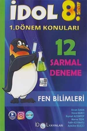 İdol 8. Sınıf LGS Fen Bilimleri 12 Sarmal Deneme İdol Yayınları