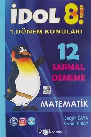 İdol 8. Sınıf LGS Matematik 12 Sarmal Deneme İdol Yayınları