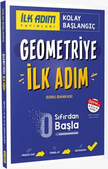 İlk Adım Yayınları Geometriğe İlk Adım Sıfırdan Kolay Başlangıç Kitabı