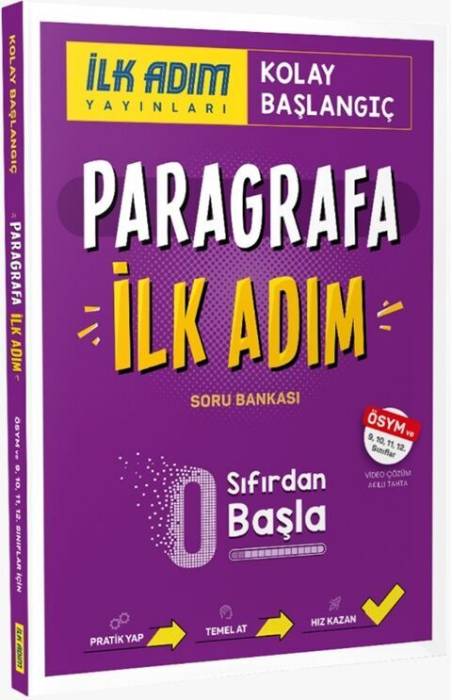 İlk Adım Yayınları Paragrafa İlk Adım Sıfırdan Kolay Başlangıç Kitabı