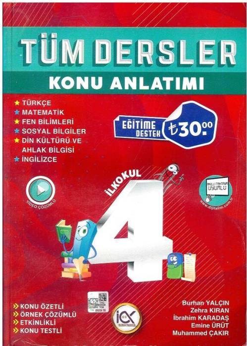 İlk Önce 4. Sınıf Tüm Dersler Konu Anlatımı İlk Önce Yayıncılık