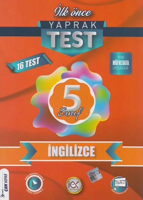 İlk Önce Yayıncılık 5. Sınıf İngilizce Yaprak Test