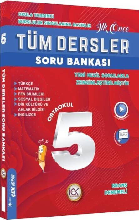 İlk Önce Yayıncılık 5. Sınıf Tüm Dersler Soru Bankası