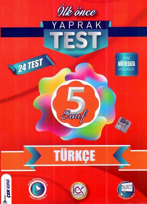 İlk Önce Yayıncılık 5. Sınıf Türkçe Yaprak Test