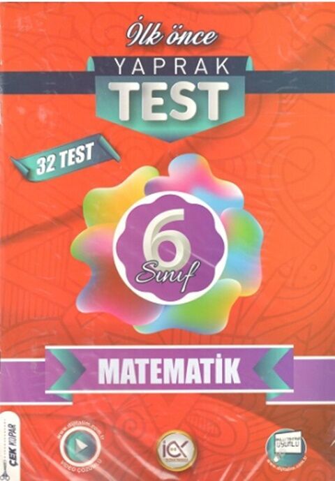 İlk Önce Yayıncılık 6. Sınıf Matematik Yaprak Test