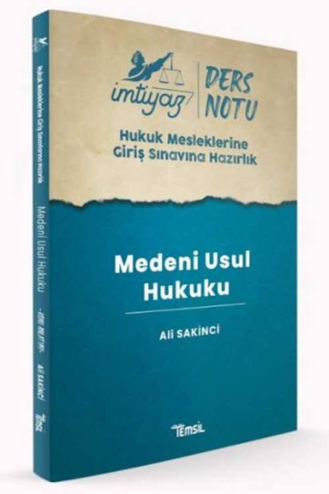 İmtiyaz Ders Notları HMGS Medeni Usul Hukuku Temsil Yayınları