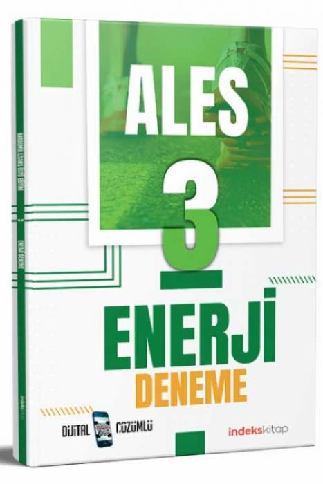 İndeks 2023 ALES Enerji 3 Deneme Çözümlü İndeks Akademi Yayıncılık