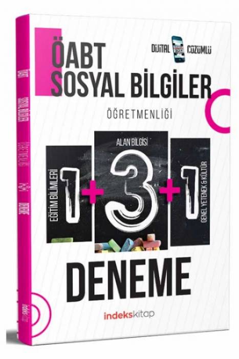 İndeks 2023 ÖABT Sosyal Bilgiler Öğretmenliği 5 Deneme Dijital Çözümlü İndeks Yayınları