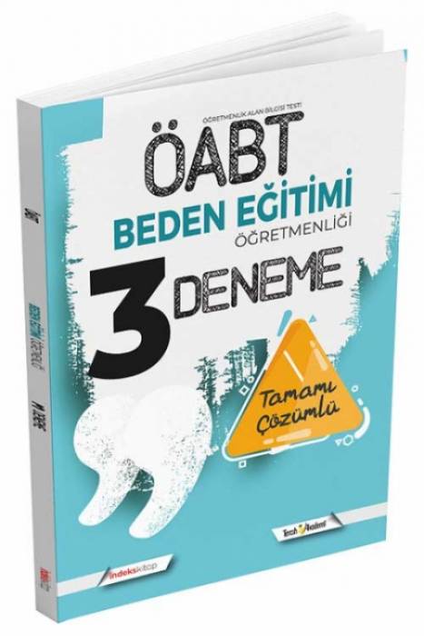 İndeks Akademi 2023 ÖABT Beden Eğitimi Öğretmenliği 3 Deneme Çözümlü İndeks Akademi Yayıncılık