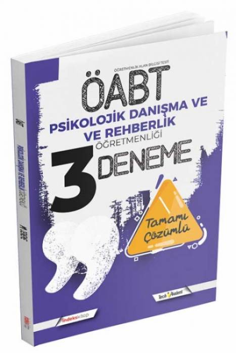 İndeks Akademi 2023 ÖABT Psikolojik Danışma ve Rehberlik Öğretmenliği 3 Deneme Çözümlü 