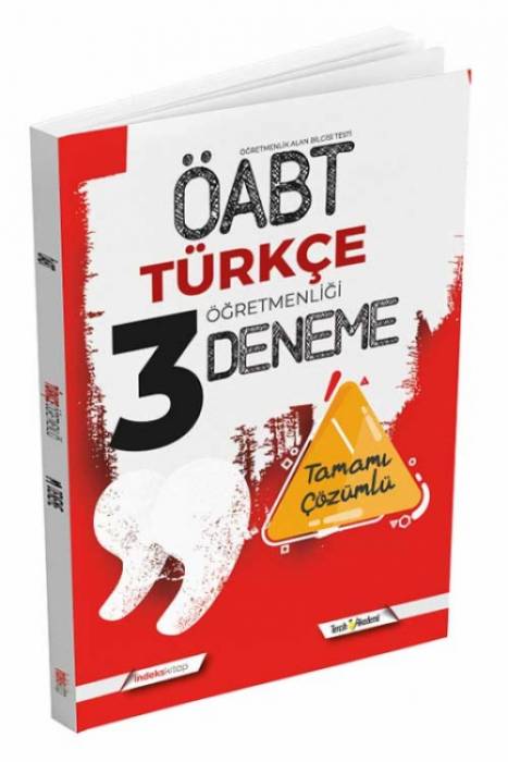 İndeks Akademi 2022 ÖABT Türkçe Öğretmenliği 3 Deneme Çözümlü İndeks Akademi Yayncılık