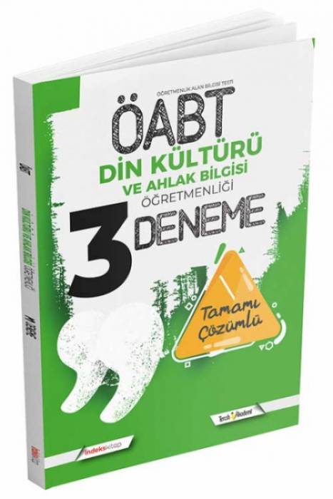 İndeks Kitap 2022 ÖABT Din Kültürü ve Ahlak Bilgisi Öğretmenliği 3 Deneme Çözümlü