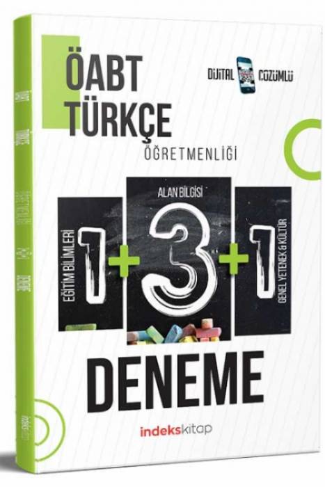 İndeks Kitap 2023 ÖABT Türkçe Öğretmenliği Hap 5 Deneme Dijital Çözümlü İndeks Kitap Yayıncılık