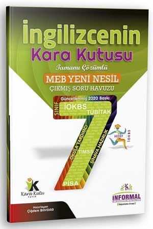 İnformal 2020 7. Sınıf İngilizcenin Kara Kutusu Çıkmış Sorular Soru Bankası Çözümlü İnformal Yayınları