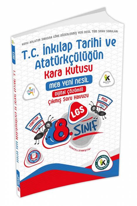 2022 8. Sınıf LGS Tarihin Kara Kutusu Soru Bankası Çözümlü Kara KutuYayınları