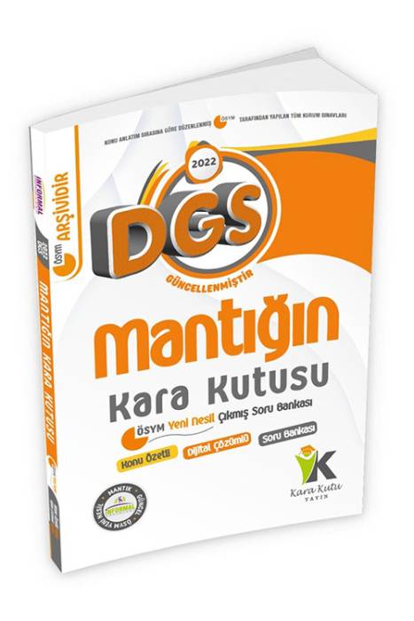 2022 DGS Mantığın Kara Kutusu Çıkmış Sorular Soru Bankası Çözümlü İnformal Yayınları