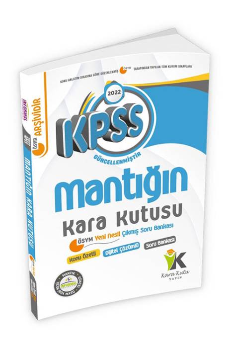 İnformal 2022 KPSS Mantığın Kara Kutusu Çıkmış Sorular Soru Bankası Çözümlü İnformal Yayınları