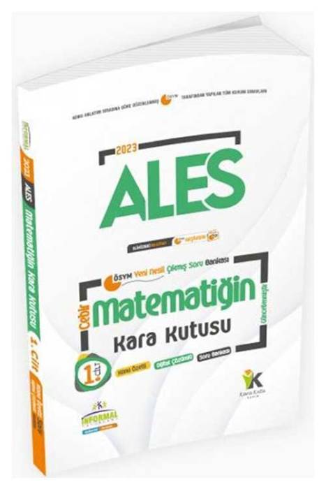 2023 ALES Matematiğin Kara Kutusu Konu Özetli Soru Bankası 1. Cilt İnformal Yayınları