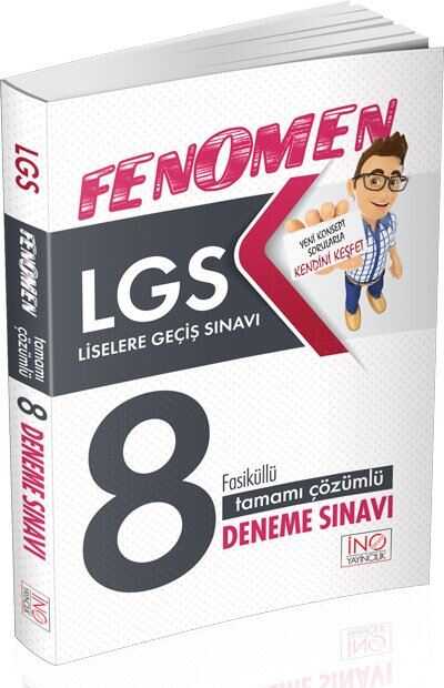 İnovasyon LGS Fenomen Tamamı Çözümlü 8 Deneme Sınavı İnovasyon Yayıncılık