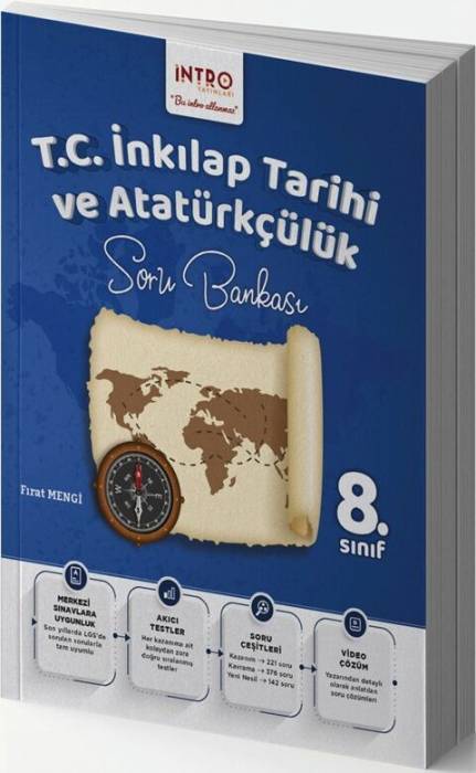 İntro Yayınları 8. Sınıf T.C. İnkılap Tarihi ve Atatürkçülük Soru Bankası