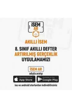 İsem 2024 8. Sınıf Akıllı İsem Matematik Defteri İsem Yayıncılık - Thumbnail