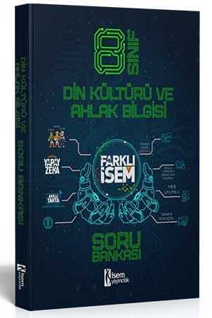 İsem 2022 8. Sınıf Farklı İsem Din Kültürü ve Ahlak Bilgisi Soru Bankası İsem Yayıncılık