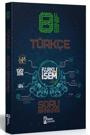 İsem 2022 8. Sınıf Farklı İsem Türkçe Soru Bankası İsem Yayıncılık