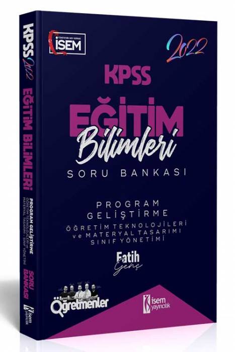 İsem 2022 KPSS Eğitim Bilimleri Çözümlü Soru Bankası Seti İsem Yayıncılık