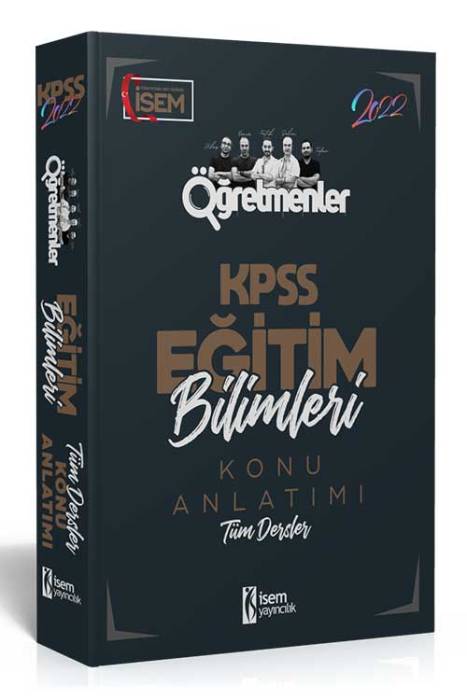 İsem 2022 KPSS Eğitim Bilimleri Tek Kitap Tüm Dersler Konu Anlatımı İsem Yayıncılık