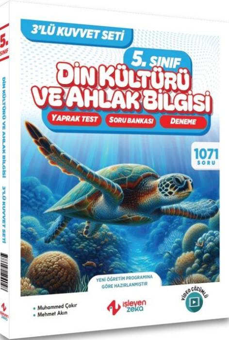 İşleyen Zeka 5. Sınıf Din Kültürü ve Ahlak Bilgisi 3 lü Kuvvet Serisi Seti