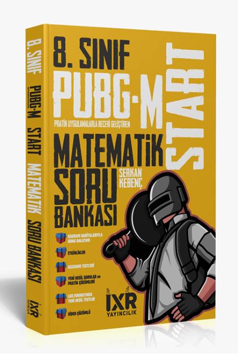 İxir 2023 8. Sınıf PUBG-M START Matematik Soru Bankası İxir Yayıncılık