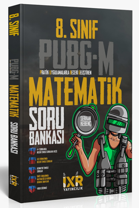 İxir 2023 PUBG-M 8. Sınıf LGS Matematik Soru Bankası İxir Yayıncılık