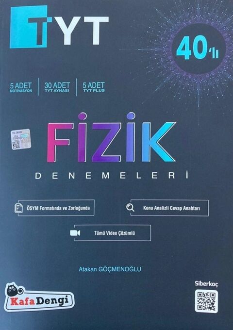 Kafa Dengi TYT Fizik 40 lı Branş Denemesi Kafa Dengi Yayınları