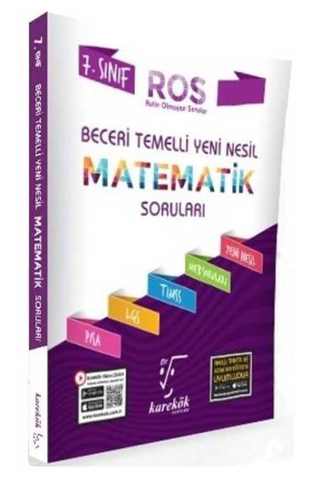 Karekök 7. Sınıf Matematik ROS Serisi Soru Bankası Karekök Yayınları