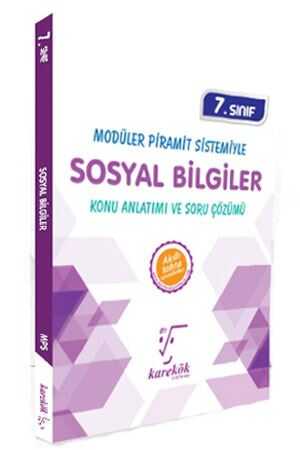 Karekök 7. Sınıf Sosyal Bilgiler MPS Konu Anlatımı ve Soru Çözümü Karekök Yayınları