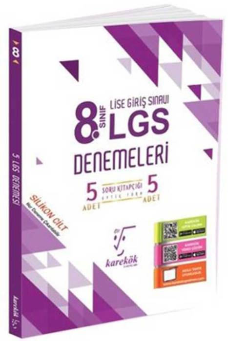 8. Sınıf LGS Denemeleri 5'li Karekök Yayınları