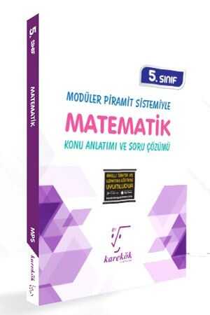 Karekök Yayınları 5. Sınıf Modüler Piramit Sistemiyle Matematik Konu Anlatımı ve Soru Çözümü