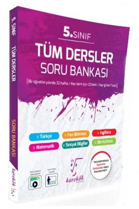 2025 5. Sınıf Tüm Dersler Soru Bankası Karekök Yayınları